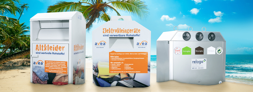 Die AVEA Wertstoffinseln in Leverkusen